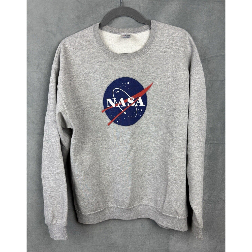 Jerzees Nublend Kennedy Space Center NASA Sweatshirt Pullover Men’s Large